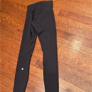 Lululemon Black Leggings inseam 28” 0
